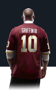   Griffin III Mens Football Home Game Jersey 468975_690_B_BODY