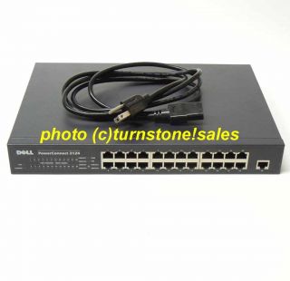 Dell PowerConnect 2124 24 Port 10 100 Fast Ethernet Switch Plus 1 