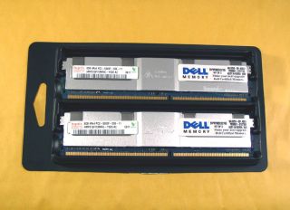 Genuine Dell 16GB Kit 2x8GB PC2 5300F FBDIMM ECC SNPM788DCK2 16g 