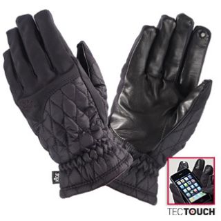 180s Tec Touch Gloves Keystone Womens Black Size Large Ski Snowboard 