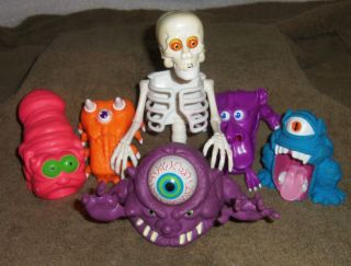 1980’s Kenner Ghostbusters Lot Classic Ghost H 2 Bug Eye Bad to The 