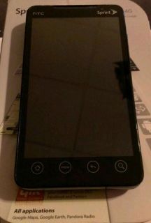 HTC EVO 4G   1GB   Black (Sprint) Smartphone