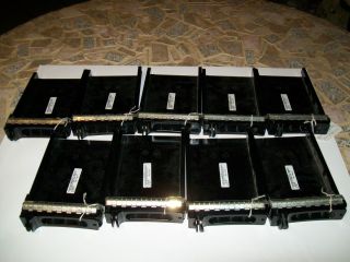 LOT of 9 Dell Blank Hard Drive Tray Caddy for Poweredge Servers HF383 