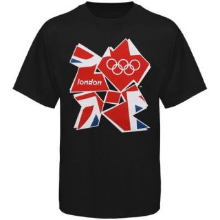 London 2012 Summer Olympics Main Logo T Shirt Black