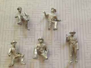 On3 or On30 1 48 Scale Figures Workmen Set of 5 Number 3