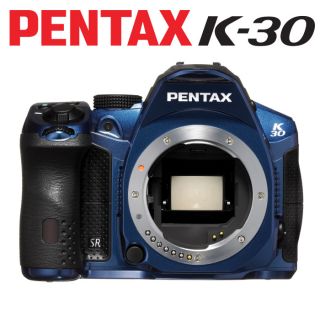 NEW BOXED PENTAX K 30 K30 DIGITAL CAMERA BODY // CRYSTAL BLUE
