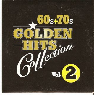   full cd in promotional sleeve 60 s 70 s golden hits collection 2