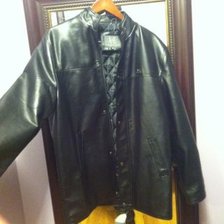New W Tags A E By Emporio Collezioni Men Leather Jacket Coat m