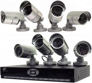 Svat® 8 Security Camera System and DVR with H 264 Surveillance Video 