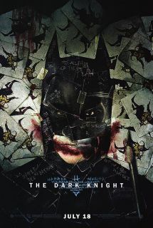 Dark Knight Movie Poster 1 Sided Original Joker Cards 27x40