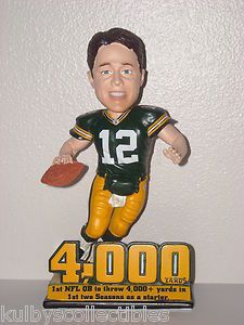 Aaron Rodgers Green Bay Packers 4 000 Yards Rare Bobble Head 504