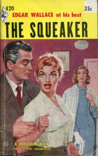 The Squeaker Edgar Wallace Vintage Harlequin Mystery Paperback 1958 