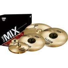 Sabian The Mix Club Mix Xs20 AAX Cymbal Set in Brilliant Finish XA5003 