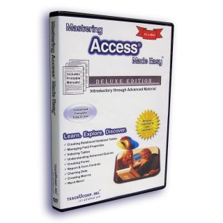 Microsoft Office Access 2010 2007 Training Tutorial Dlx