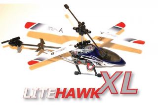 Litehawk XL R C Helicopter New in Box Fully Assembled