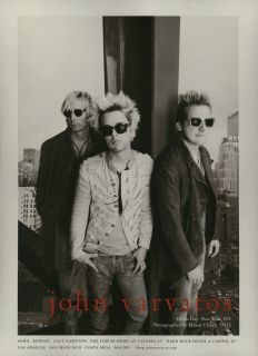 Green Day Advertisement for John Varvatos Clipping