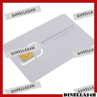 Universal Activation Sim Card for iPhone 2G 3G 3GS 4