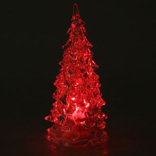 Stylish Icy Color Changing LED Light Christmas Tree Decoration Night 