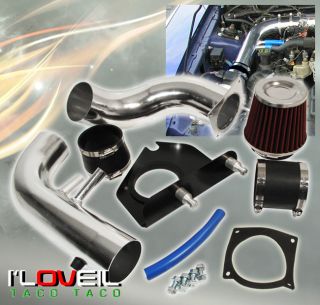 1996 2004 Ford Mustang V8 4 6L Cold Air Intake Chrome w Air Filter 