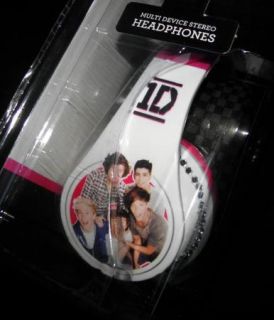 NEW One Direction 1D Multi Device Stereo Headphones FAST SHIP