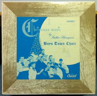Boys Town Choir Christmas Music 10 VG L 9006 Vinyl 1953 Record