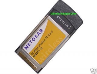 Netgear 54 Mbps PCMCIA Wireless Adapter WG511 V2 Ubuntu