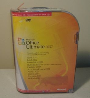    OFFICE 2007 ULTIMATE Version FULL Word Excel Publisher Access MS PRO