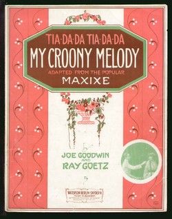   Croony Melody 1914 Very Young Fred Astaire Vintage Sheet Music