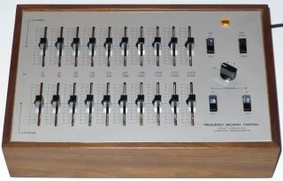 Vintage Advent FBC Frequency Balance Control 1970 Early Hi Fi Graphic 