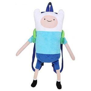 Adventure Time Plush Finn Backpack 21 inch Licensed New