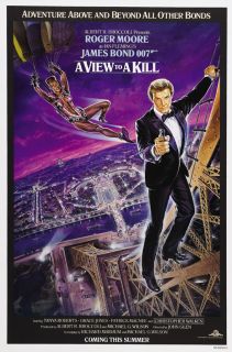 View to A Kill Movie Poster SS Original Rolled 27x41