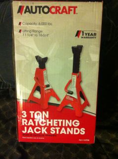 Pair of 3 TON JACK STANDS Adjustable Height Auto Shop Safety Tools Car 