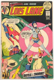 Lois Lane 120 Golden Age Superman Comic Book Rose Thorn