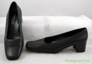 Whats What by Aerosoles Womens Pumps Heels Shoes 9 5 M Black Leather 