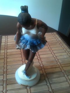 Ballerina African American Female Figurine