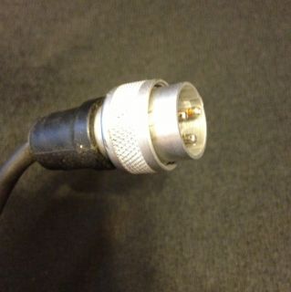 Vintage 3 Pin Cable Fits Shure 55 and Other Ham Harp Mic Grip to Talk 