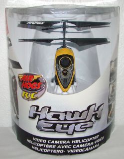 New Air Hogs R C Hawk Eye Video Camera Helicopter Yellow B Frequency 