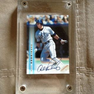 Alex Rodriguez Seattle Mariners Topps 1998 Signed