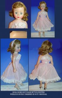   JOINTED DOLL MARKED MME ALEXANDER   NICE SHAPE DRESS NOT ORIG. {QjQ