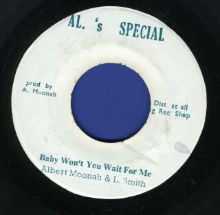 2012 ALBERT MOONAH & L SMITH BABY WONT YOU WAIT FOR ME ALS SPECIAL 