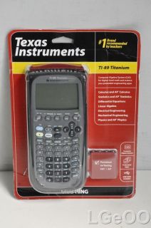 New Texas Instruments TI 89 Titanium Graphing Calculator