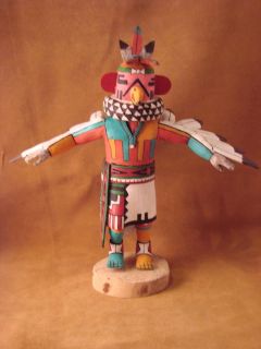   Large 10 Hand Carved Eagle Kachina Doll by Deloria Adams