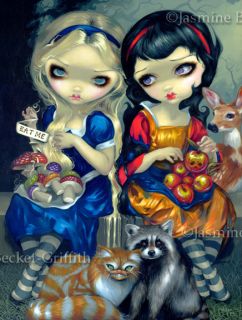 Alice in Wonderland Snow White Jasmine Becket Griffith Gothic Art Big 