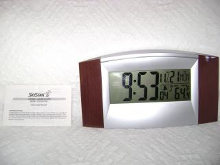 Equity Time Sky Scan Model 31320 Atomic Alarm Clock L K