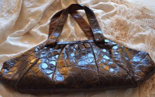 amazing retro vintage alligator purse wilshire h11