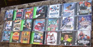   Original Playstation PS1 Game Lot Collection. All Complete 21 Games
