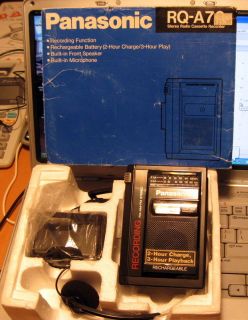   Panasonic Stereo AM/FM Radio Cassette Player RQ A70 Walkman type