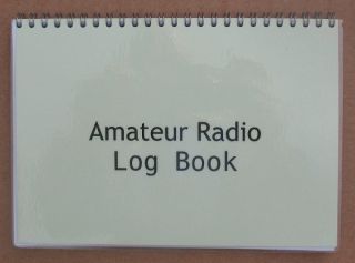 Compact Amateur Radio Log Book Laminated Covers