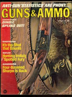 Guns & Ammo Magazine, October, 1967, Shotguns, Rifles, Four Barreled 