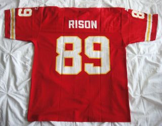 Kansas City Chiefs Vintage Andre Rison Starter NFL Football Jersey 48 